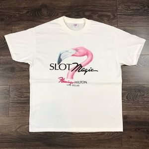 Flamingo Hilton Hotel City Of Las Vegas, Nevada Slot Magic Casino Vintage Shirt